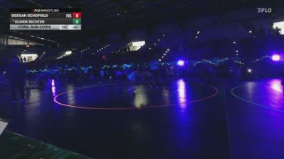 99 lbs Cons. Sub-semis - Oliver Richter vs Deegan Schofield, Evanston Elite