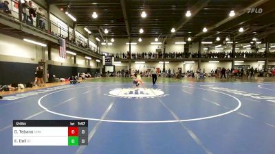 124 lbs Rr Rnd 4 - Damian Tebano, Christian Brothers Academy vs Evan Doll, St. Anthony