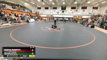 77 lbs Quarterfinal - Keagan Scott, Worland Middle School vs Quentin Roemmich, Lander Middle School