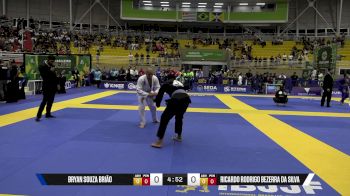 Ricardo Rodrigo Bezerra Da Silva vs Bryan Souza Brião 2025 Brasileiro Jiu-Jitsu IBJJF