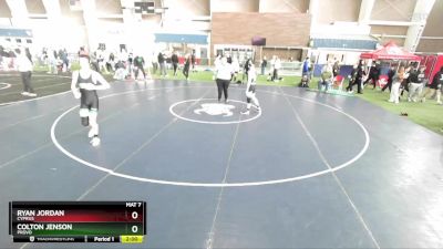 150 lbs Cons. Round 3 - Ryan Jordan, Cyprus vs Colton Jenson, Provo