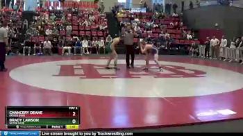 132 lbs Quarterfinal - Brady Lawson, Notre Dame vs Chancery Deane, Father Ryan