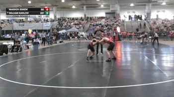 AA 157 lbs Cons. Round 2 - Maddox Eskew, Ravenwood High School vs William Barlow, Coffee Co. Central High School