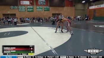 125 lbs Quarterfinal - Eathon Rider, Bakersfield vs Darius Levan, Sacramento City