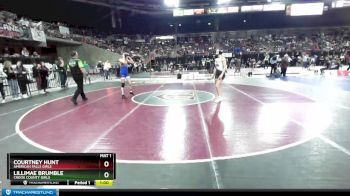 120G Cons. Round 6 - Lillimae Brumble, Crook County Girls vs Courtney Hunt, American Falls Girls