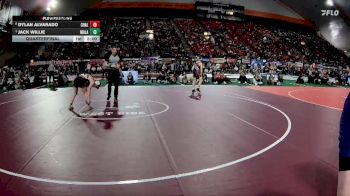 3A 106 lbs Quarterfinal - Jack Willie, Malad vs Dylan Alvarado, Challis