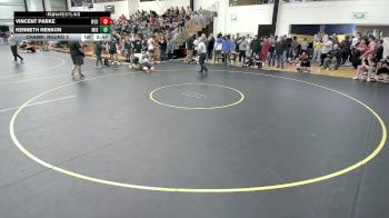 285 lbs Champ. Round 2 - Kenneth Henson, Midway University vs Vincent Parke, West Liberty