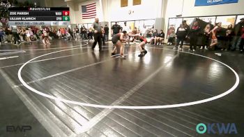 126 lbs Consi Of 8 #2 - Zoe Parish, Wagoner Takedown Club vs Lillian Klarich, Sperry Wrestling Club