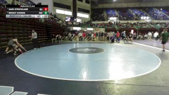 106 lbs Quarterfinal - Jake Strickland, Hillcrest vs Brody Harris, Fort Mill