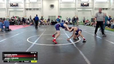 126 lbs Round 7 (10 Team) - Hayden Smith, Tar River WC vs James Carlock, GT Alien - 1