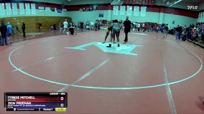 285 lbs Round 3 - Zion Freeman, East Forsyth Jr Bronco Wrestling Club vs Tyrese Mitchell, 843 SOT