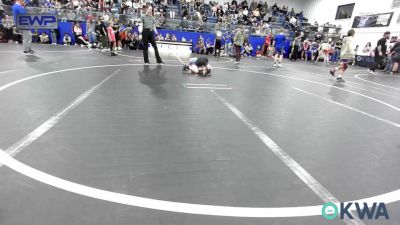 58 lbs Consi Of 4 - Tristyn Andrews, Madill Takedown vs Wyatt Lancaster, Norman Grappling Club