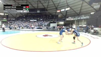 Girls 4A 105 lbs Quarterfinal - Netzary Delcid, Chiawana (Girls) vs Taylor Pascua, Mead (Girls)