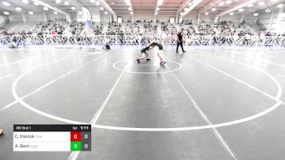 75 lbs Rr Rnd 1 - Connor Visnick, TYW New Breed Jr High vs Angelo Boni, Quest School Of Wrestling MS