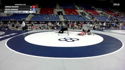 157 lbs Cons. Sub-rd Of 16 - Adrian Haughn, IN vs Devin Johnson, WI
