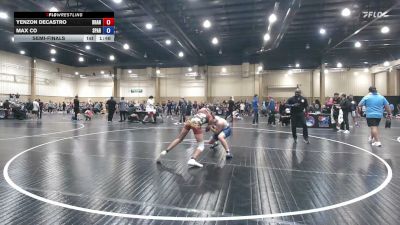138 lbs Semifinal - Yenzon Decastro, Brandon vs Max Co, Spartan RTC @LHP