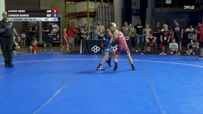 92 lbs Champ. Rd Of 16 - Latigo Reed, Legacy Elite Wrestling Club vs Carson Banks, Midwest Xtreme