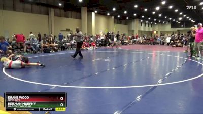 135 lbs Round 1 - Drake Wood, Alpha Elite vs Heisman Murphy, Gulf Coast Wrestling