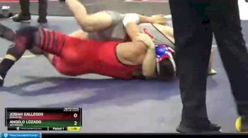 126 lbs Semifinal - Angelo Lozado, Jefferson vs Josiah Gallegos, Brighton