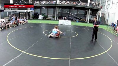 135 lbs Brylee James, Missouri Red vs Adeline Tuccini, Michigan Blue
