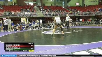 135 lbs Round 7 (8 Team) - Jaslene Moncada, Garden City HS vs Evelyn Theobald, Seward Girls