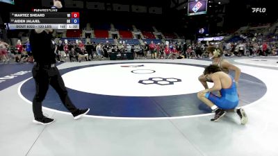 120 lbs Cons. Quarters - Martez Sheard, WI vs Aiden Jalajel, OK