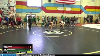 113 lbs Champ. Round 1 - Sam Smith, Central vs Zach Gregory, South