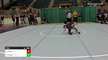 73 lbs Final - Kason Stone, Foundation Wrestling vs Nathan Pygeol, Compound Wrestling