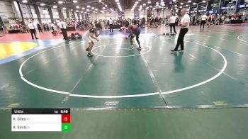 126 lbs Consi Of 16 #2 - Kimoni Giles, NY vs Aaron Silva, CA