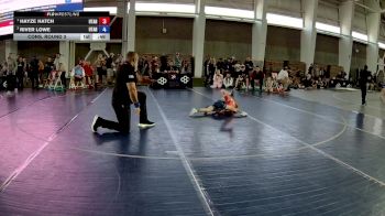 56 lbs Cons. Round 3 - Hayze Hatch, Utah vs River Lowe, Utah