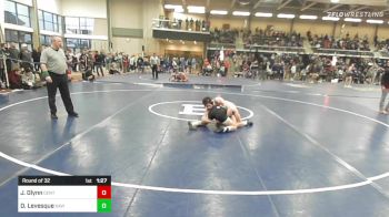 138 lbs Round Of 32 - Jimmie Glynn, Central Catholic vs Dylan Levesque, Xavier