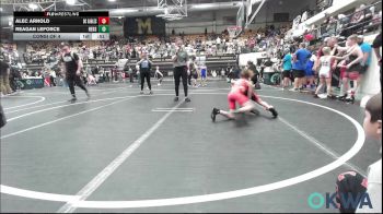 52-55 lbs Consi Of 4 - Alec Arnold, Del City Little League Wrestling vs Reagan Leforce, Redskins Wrestling Club