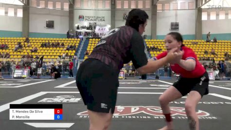 Theodora Mendes Da Silva vs Pamela Mansilla 2025 ADCC Brazilian Nationals