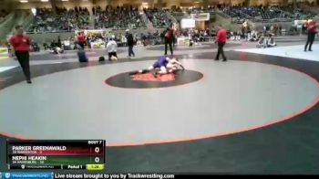 145 lbs Semis & 1st Wrestleback (8 Team) - Nephi Heakin, 3A Harrisburg vs Parker Greenawald, 3A Warrenton