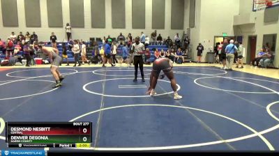 220 lbs Quarterfinal - Denver Degonia, Harris County vs Desmond Nesbitt, Central