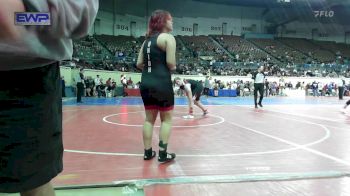 161 lbs Round Of 16 - Kyndalyn Willams, Mustang Middle School vs Clarice Roth, Union Girls JH