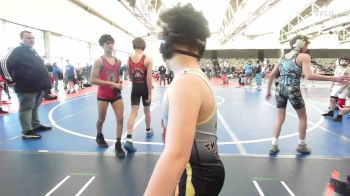 106 lbs Rr Rnd 6 - CJ Caines, Mat Assassins Black vs Ryan Rodriguez, Red Nose WC