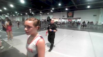 94 lbs 5th Place - Isabella Evans, Ford Dynasty WC vs Mackinley Fulton, The Roc