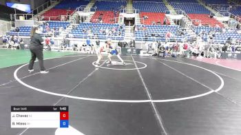 126 lbs Cons 32 #2 - Jiovanni Chavez, Arizona vs Brody Miess, Wisconsin