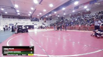 125 lbs Champ. Round 2 - Frida Rojas, Whittier vs Mackenzie Quevedo, Warren