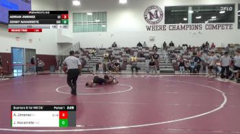 125 lbs Quarters & 1st Wb (16 Team) - Johny Navarrete, Cuesta vs Adrian Jimenez, Cerritos