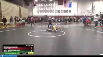 125 lbs Quarterfinal - William Anderson, Moapa Valley vs Cameron Mamon, Sierra Vista