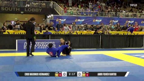 Eros Maximus Hernandez vs Amir Fisher Rantisi 2026 Pan Kids Jiu-Jitsu IBJJF Championship