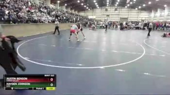 165 lbs Cons. Round 2 - Hayden Johnson, Lehi vs Austin Benson, Marsh Valley