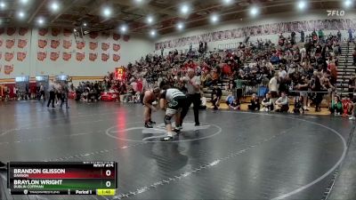 215 lbs Quarterfinal - Braylon Wright, Dublin Coffman vs Brandon Glisson, Davison