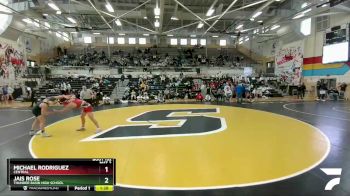 152 lbs Semifinal - Michael Rodriguez, Central vs Jais Rose, Thunder Basin High School