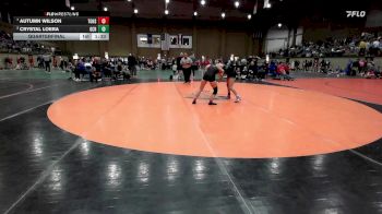 120 lbs Quarterfinal - Autumn Wilson, Tonganoxie vs Crystal Loera, Garden City