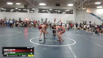 155 lbs Champ. Round 2 - Jadyn Grimes, Mason vs Aidan Taylor, Branch County