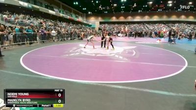 78-84 lbs Round 2 - Noemi Young, USA Gold vs Madelyn Byrd, Greenwave Youth Wrestling