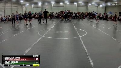 120 lbs Round 4 (8 Team) - Aaden Schiefer, Central York Wrestling Club vs Adam Skinner, Scanlan WA